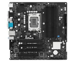 Можно установить DDR5, а можно и DDR4, причём слотов сразу шесть. Представлена системная плата ASRock H610M Combo